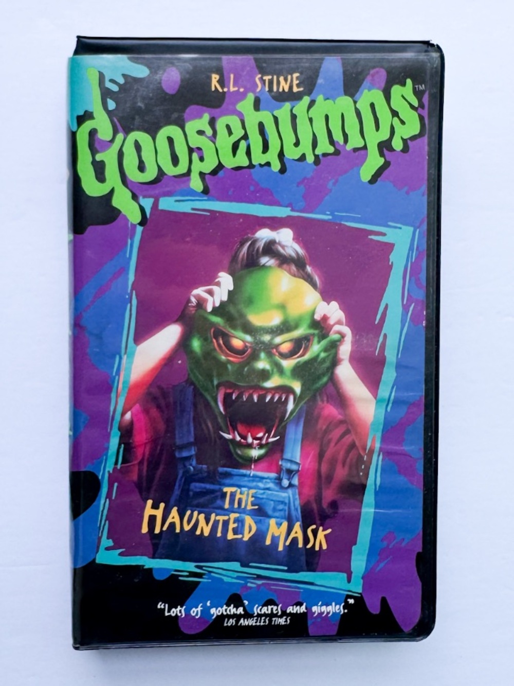 Vtg 1995 Goosebumps The Haunted Mask VHS Tape Clamshell TESTED